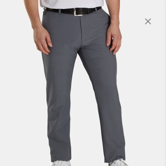 FootJoy Men's Tour Performance Fit Chinos Pants Sz34/30Heather Charcoal/Gray - Picture 1 of 16